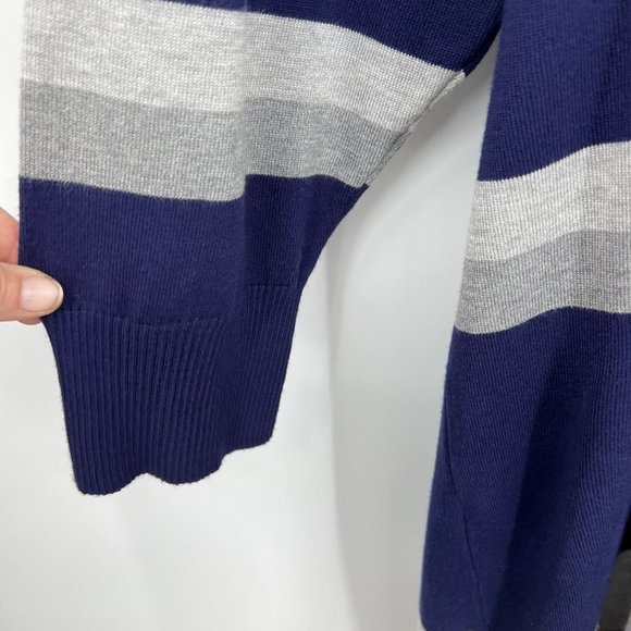 Liquid multi stripe long line Duster Sweater Open cardigan plus size 3X - Picture 13 of 16